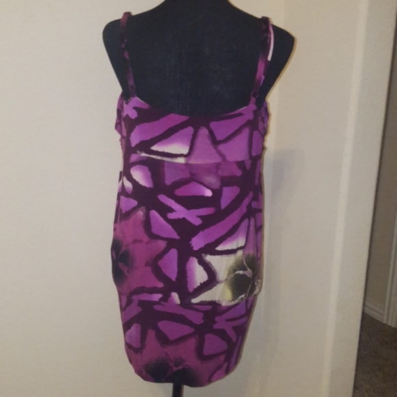 💜HP💜NWT Calvin Klein Pomegranate Multi Tank Top💜 - Picture 5 of 12